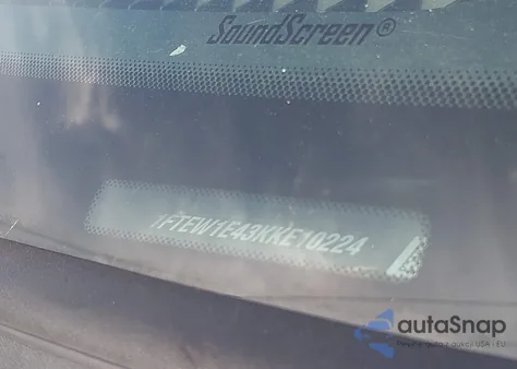 2019 Ford F-150 Xlt from USA, damaged, VIN 1FTEW1E43KKE10224